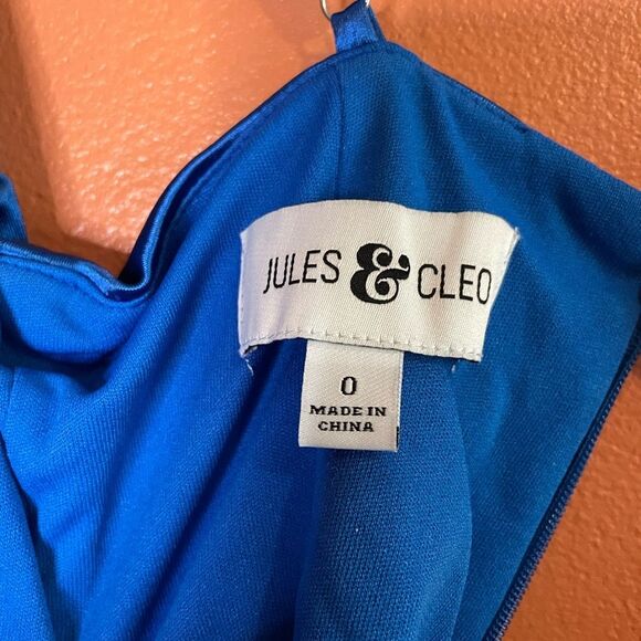 David’s Bridal Jules and Cleo Ruched Stretch Satin Mini Dress Womens Size 0 - Picture 11 of 11